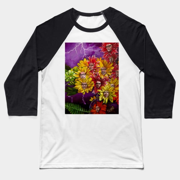 Jeff Goldblooms Baseball T-Shirt by RachelSVParry